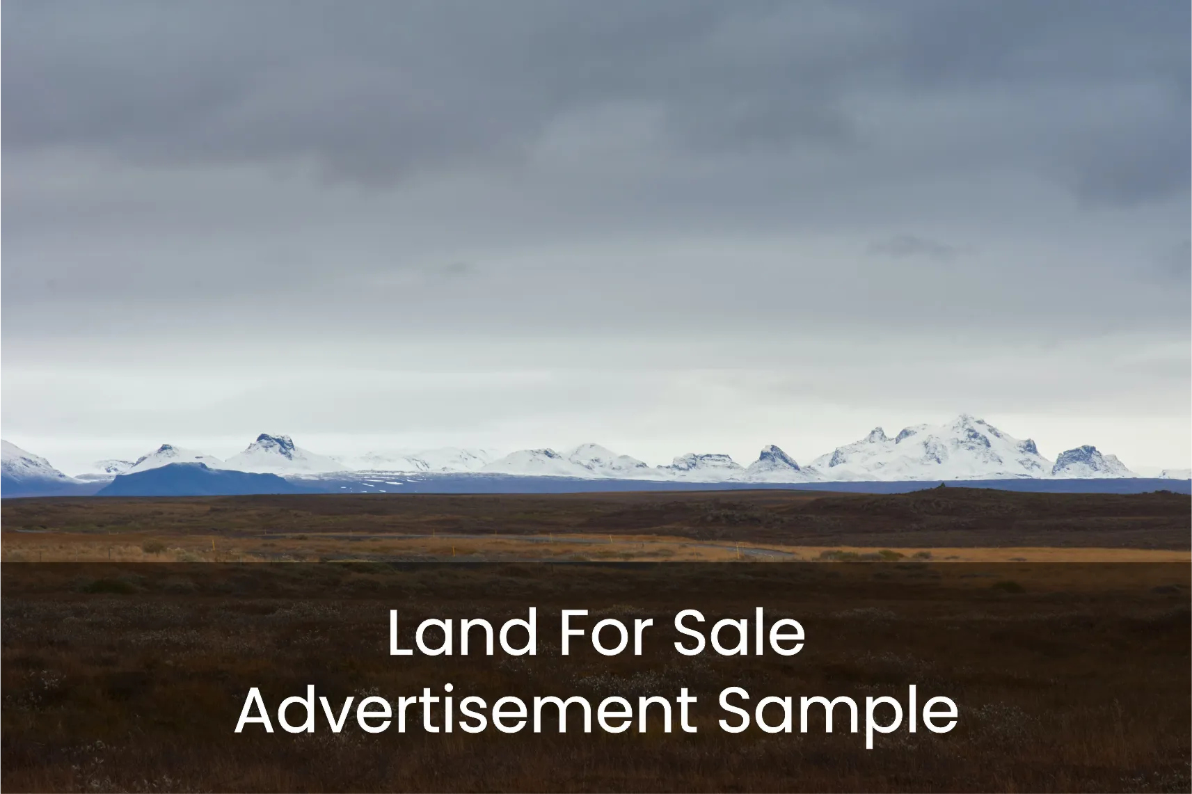 Land for Sale Advertisement Samples Sell Your Land Today!